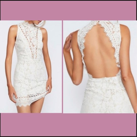 Saylor x FP Cherie Lace Mini Dress - NWT - Medium - Picture 1 of 7